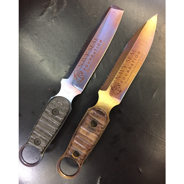 Navy SEAL Foundation Dive Knife - Flat Tip