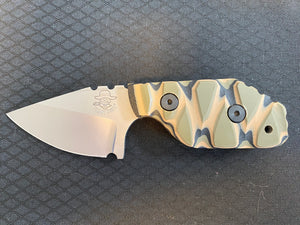 Tommy Knife® Delta with Layered G10 Caveman Grip - V Grind
