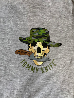 Tommy Knife® Short Sleeve (Black / Heather Gray)