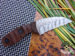 Tommy Knife® Juliett - Sculpted Blade with Micarta Caveman Grip