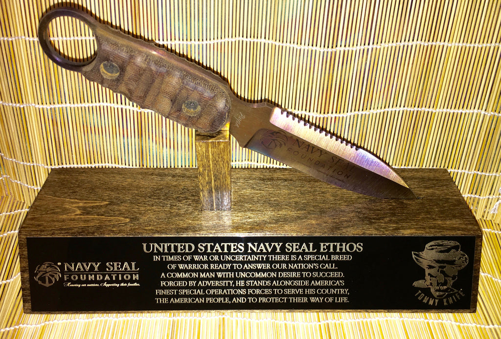 Navy SEAL Foundation Dive Knife - Spearpoint
