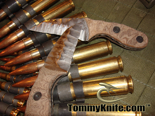Tommy Knife® Juliett - Sculpted Blade with Micarta Caveman Grip