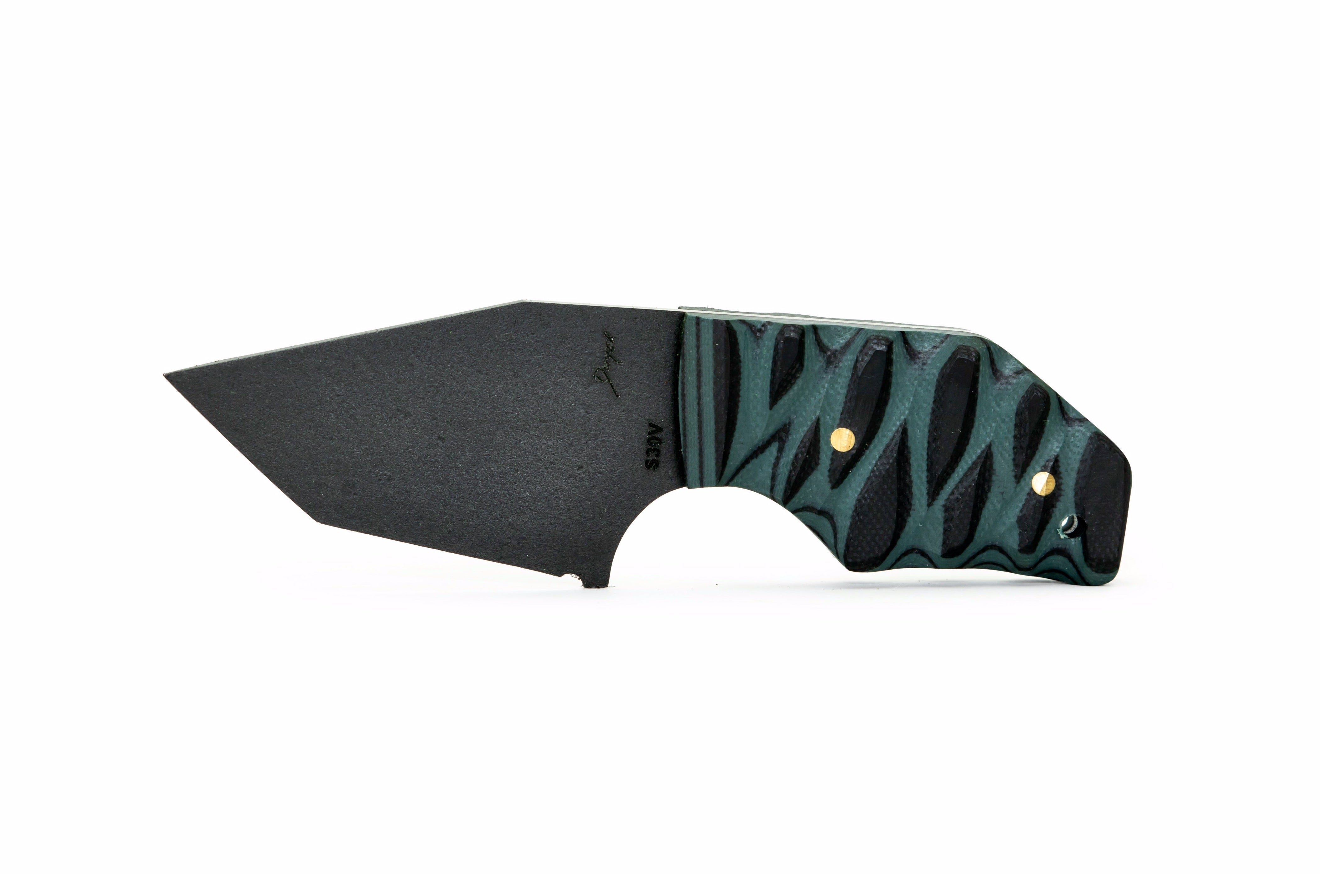 Tommy Knife® Delta with G10 Caveman Grip - Right Grind