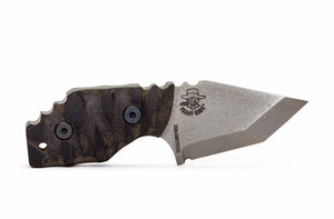 Tommy Knife® Delta with Micarta Caveman Grip - Right Grind