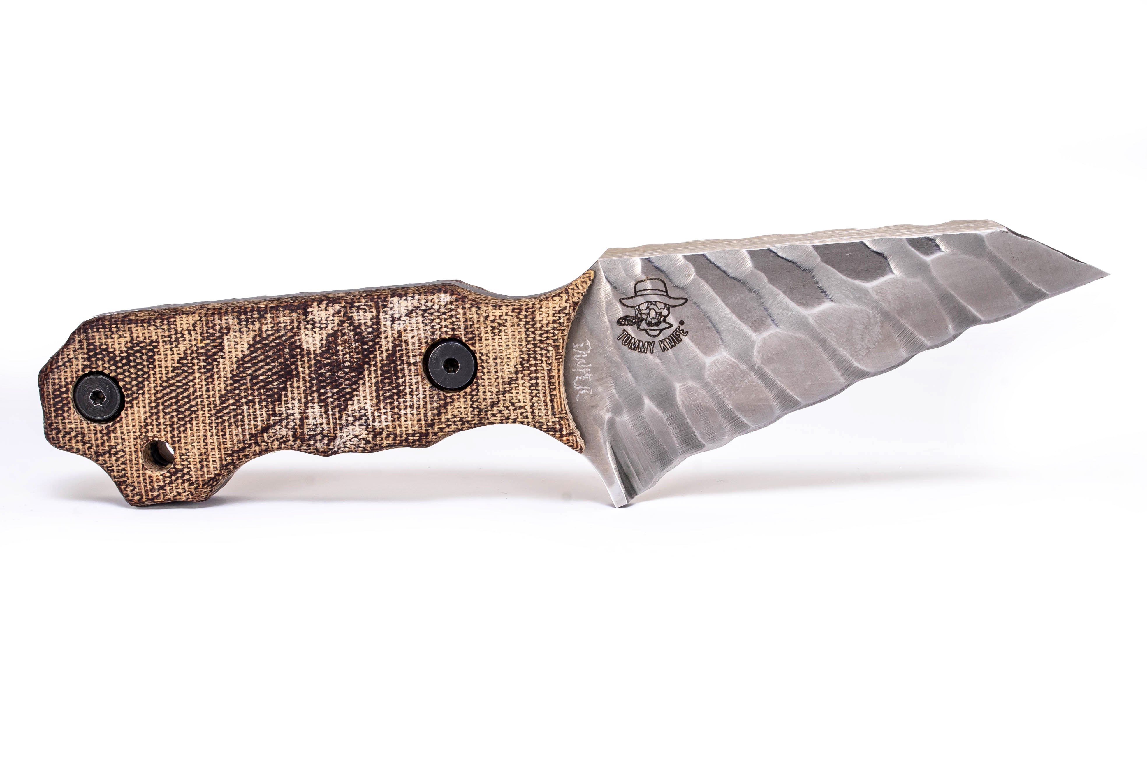 Tommy Knife® Golf - Sculpted Blade with Micarta Grip - Right Grind