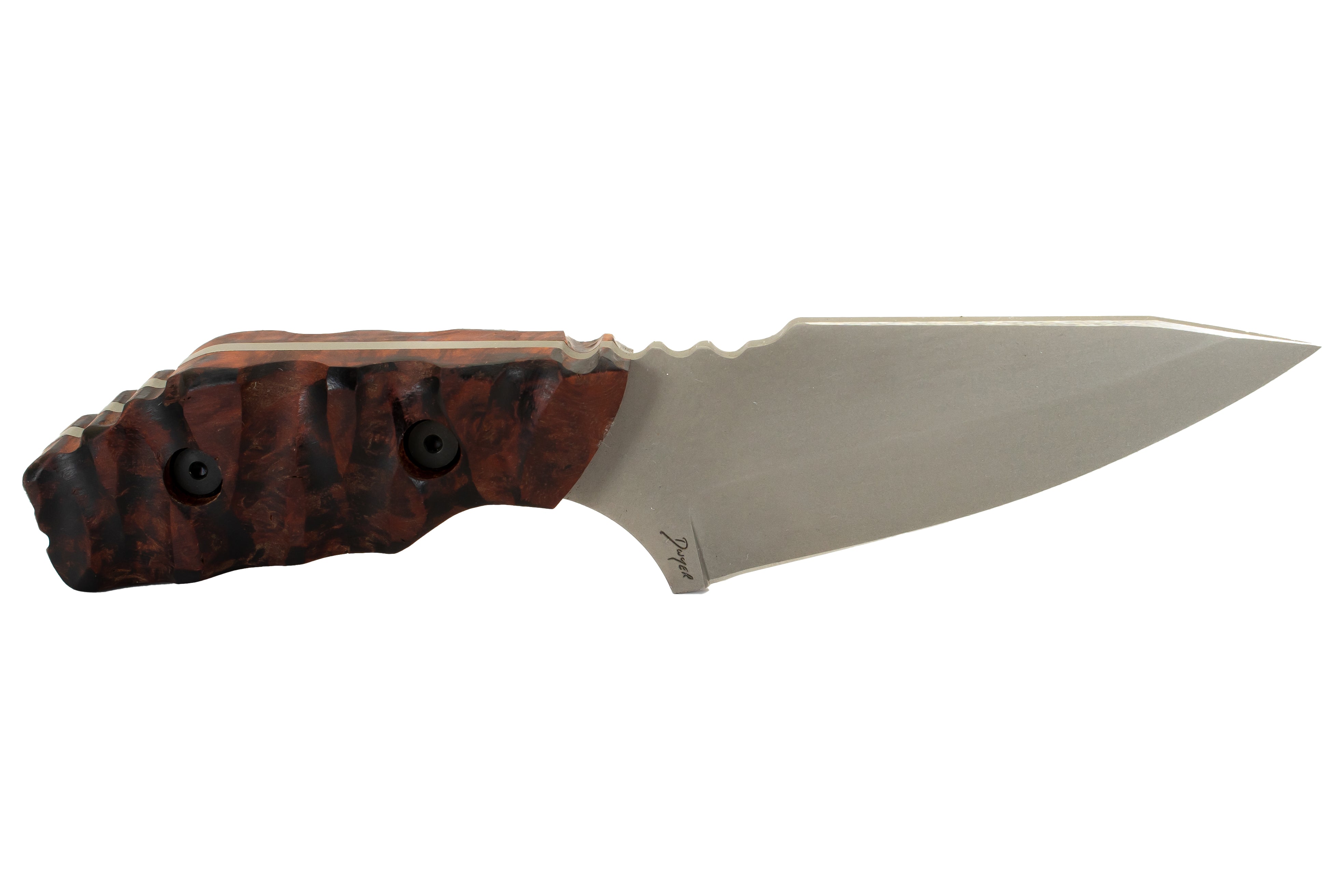Tommy Knife® Bravo with Koa Wood Caveman Grip
