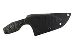 Tommy Knife® Hotel - Sculpted Blade with Micarta Caveman Grip - Left Grind