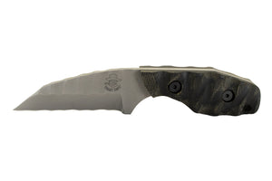 Tommy Knife® Hotel - Sculpted Blade with Micarta Caveman Grip - Left Grind